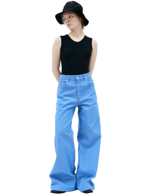 Marni Embroidered logo jeans