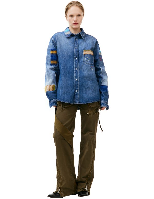 Marni Patchwork denim shirt
