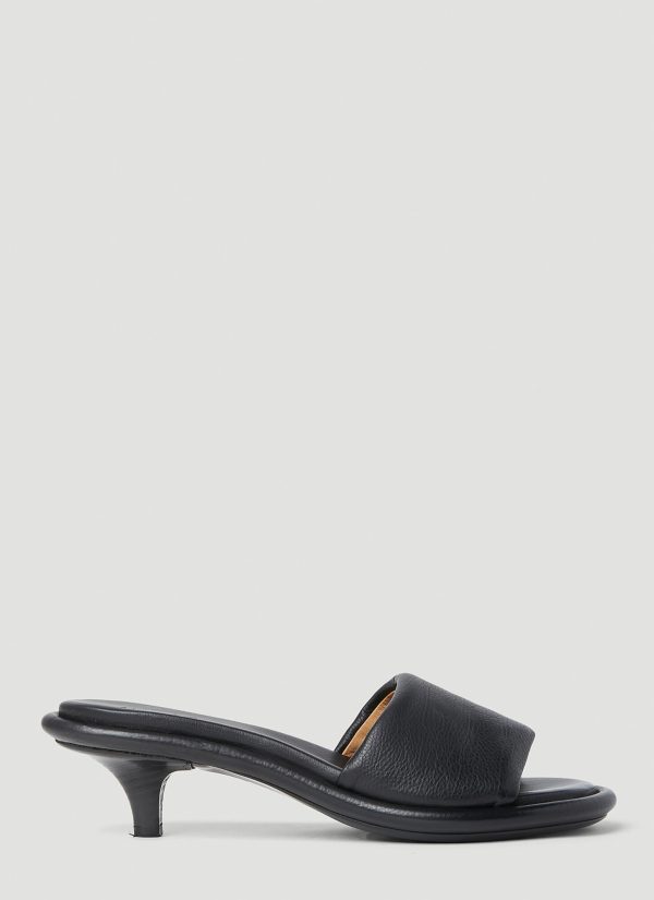 Marsll Spilla Kitten Heel Mules - Woman Sandals Black Eu - 36