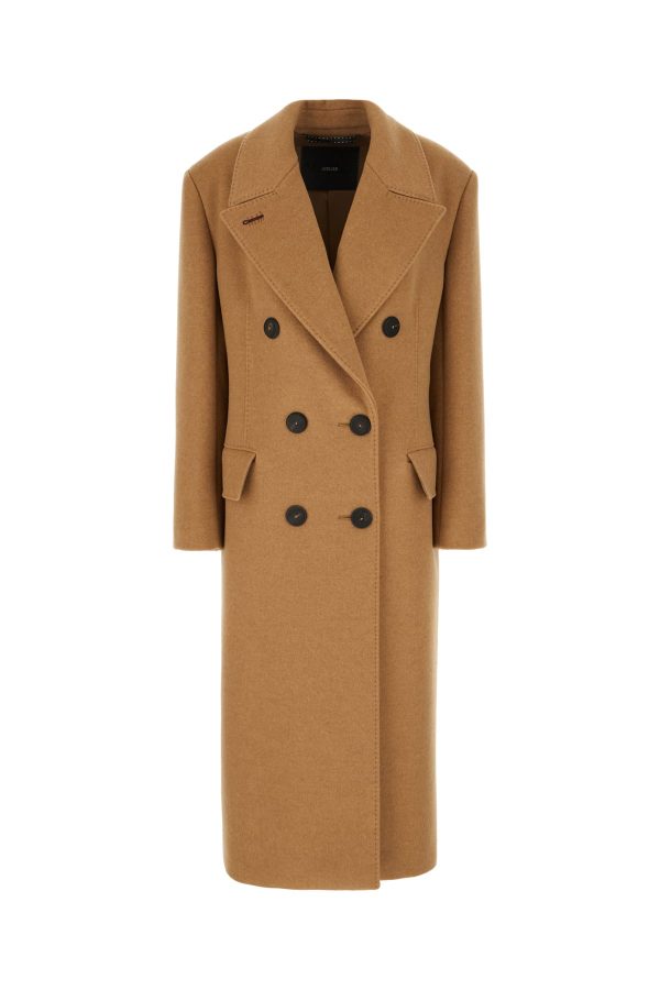 Max Mara Atelier Camel Cashmere Blend Coat