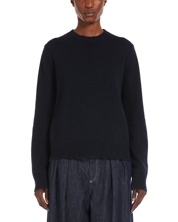 Max Mara Fedora Wool Blend Crewneck Sweater