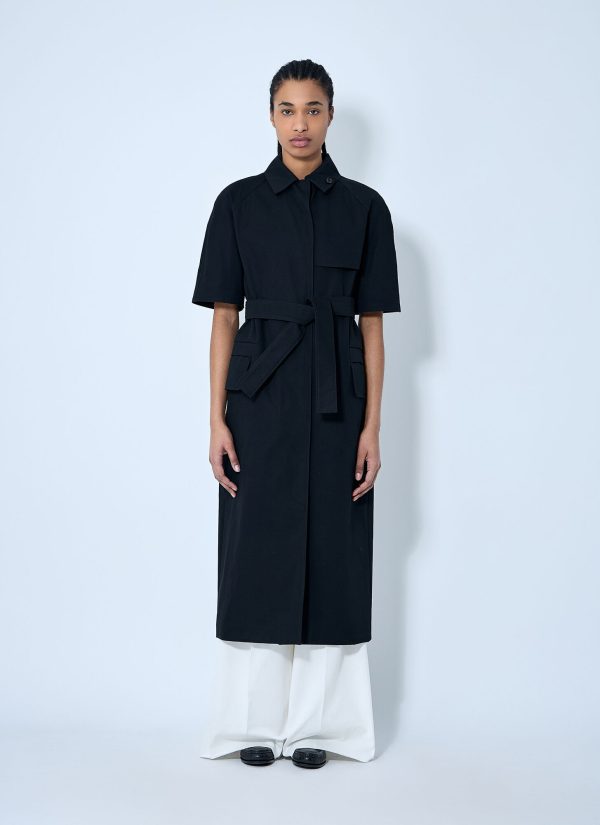Max Mara Heavy-duty Trench Coat - Woman Coats Black It - 38