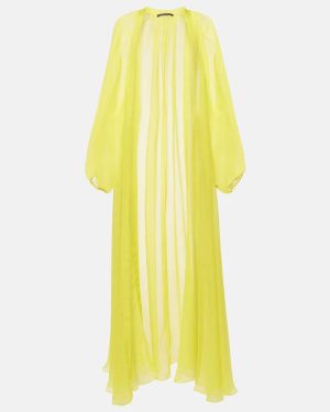 Max Mara Medicea silk chiffon duster coat