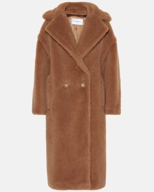 Max Mara Teddy Bear camel hair and silk coat