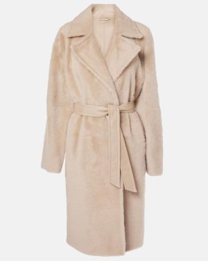 Max Mara Ulzio belted camel hair coat