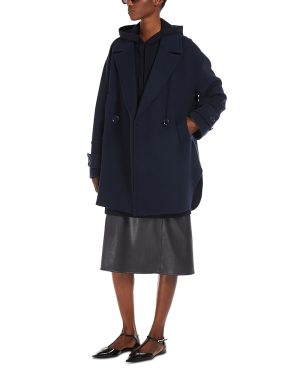 Max Mara Vania Wool Pea Coat
