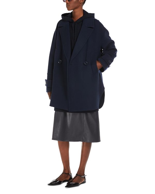 Max Mara Vania Wool Pea Coat