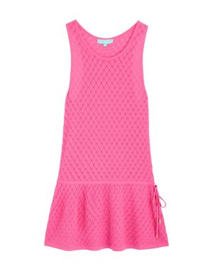 Melissa Odabash Ambra Fine-knitted Mini Dress - Pink - S (UK8-10 / S)