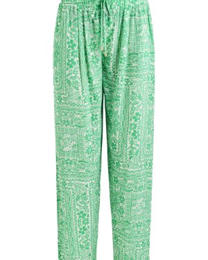 Melissa Odabash Jude Printed Straight-leg Trousers - Green - M (UK12 / M)