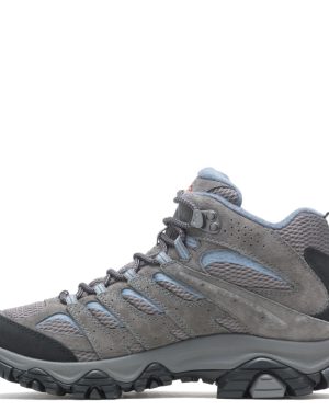 Merrell Women's Moab 3 Mid Waterproof Hiking Boot Granite 5 Wide