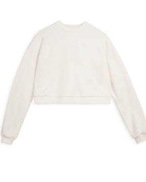 Mex Crop Sweatshirt Cream (l)