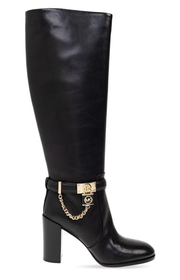 Michael Kors Hamilton Embellished Heeled Boots