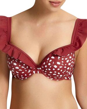 Mila Padded Plunge Bikini Top