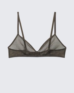 Mila Printed Mesh Triangle Bra