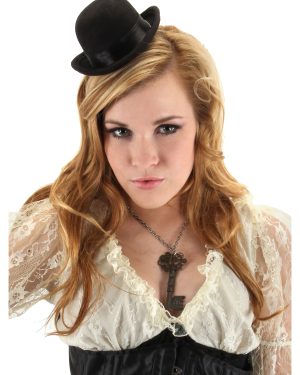 Mini Black Bowler Fancy Dress Costume Hat | Fancy Dress Costume Accessories
