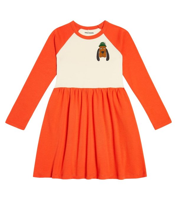 Mini Rodini Bloodhound cotton jersey dress