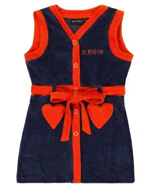 Mini Rodini Corduroy cotton-blend dress