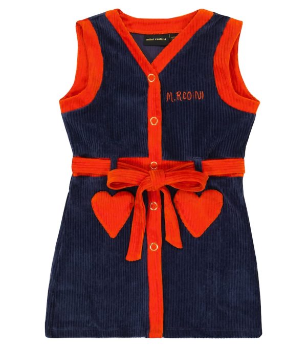 Mini Rodini Corduroy cotton-blend dress
