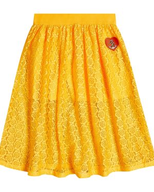 Mini Rodini Embroidered lace skirt