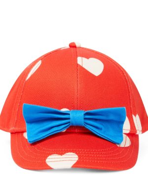 Mini Rodini Hearts cotton baseball cap