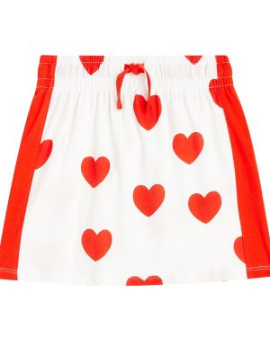 Mini Rodini Hearts cotton skirt
