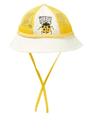 Mini Rodini Printed cotton sun hat