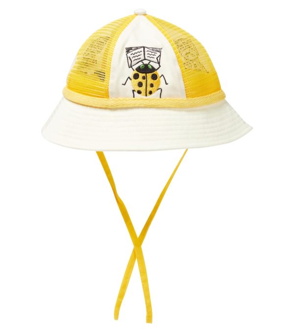 Mini Rodini Printed cotton sun hat