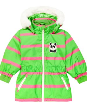 Mini Rodini Striped ski jacket