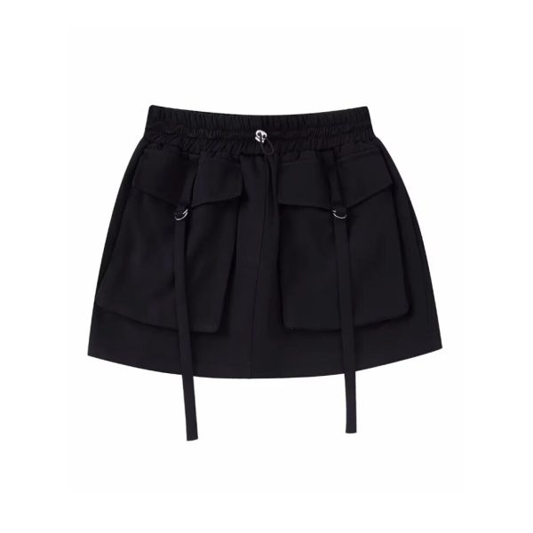Mini Skirts Womens High Waist Cargo Skirt Autumn Winter Woman Skirt Streetwear Short Skirts For Women