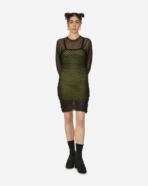 Mini Spikes Dress Black / Yellow