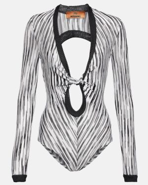 Missoni Space-dyed cutout bodysuit