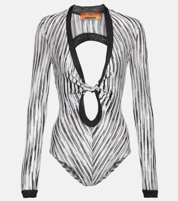 Missoni Space-dyed cutout bodysuit