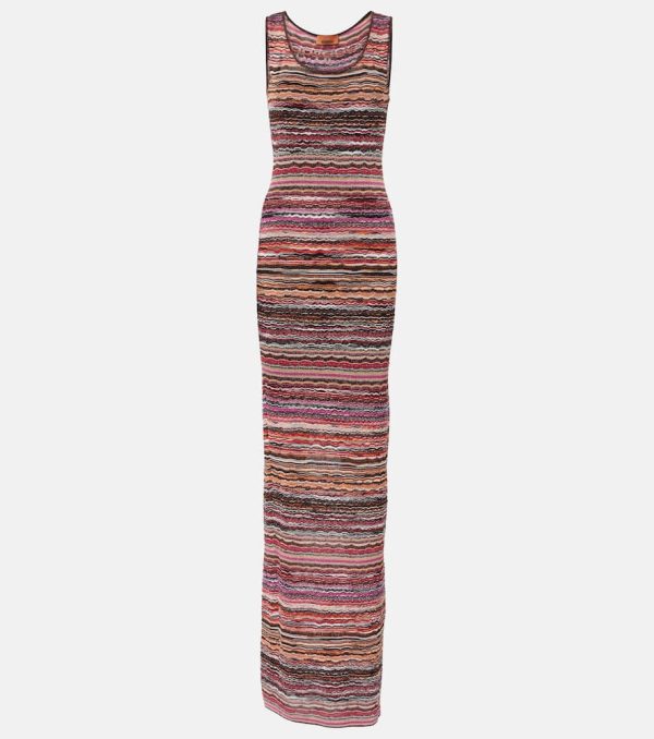 Missoni Striped knitted maxi dress