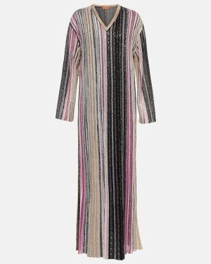 Missoni Striped sequin-embellished maxi dress