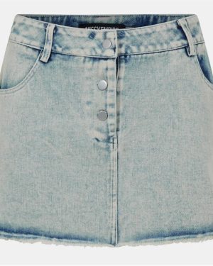 Missy Empire Denim Mini Skirt - Blue