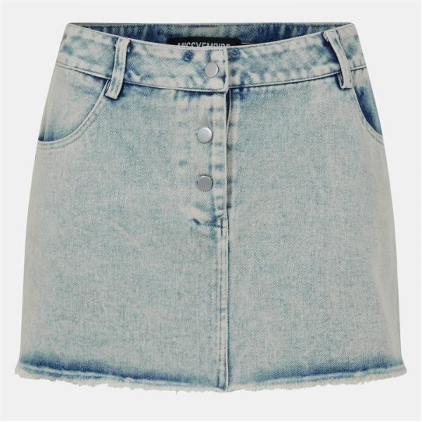 Missy Empire Denim Mini Skirt - Blue