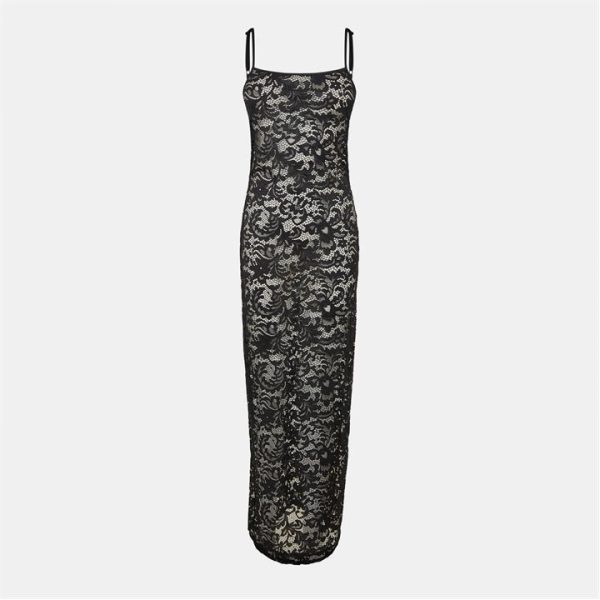 Missy Empire Lace Maxi Dress Womens - Black