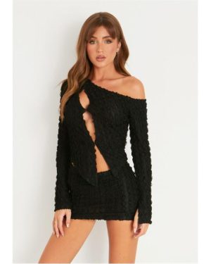 Missy Empire Micro Mini Skirt - Black