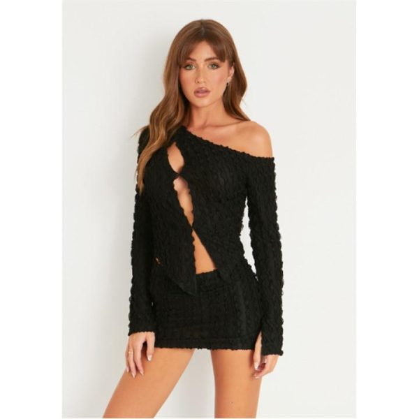 Missy Empire Micro Mini Skirt - Black