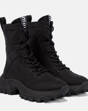 Miu Miu Lace-up combat boots