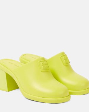 Miu Miu Logo clogs