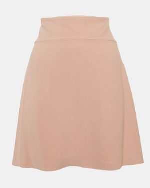 Miu Miu Pink Crepe Mini Skirt S