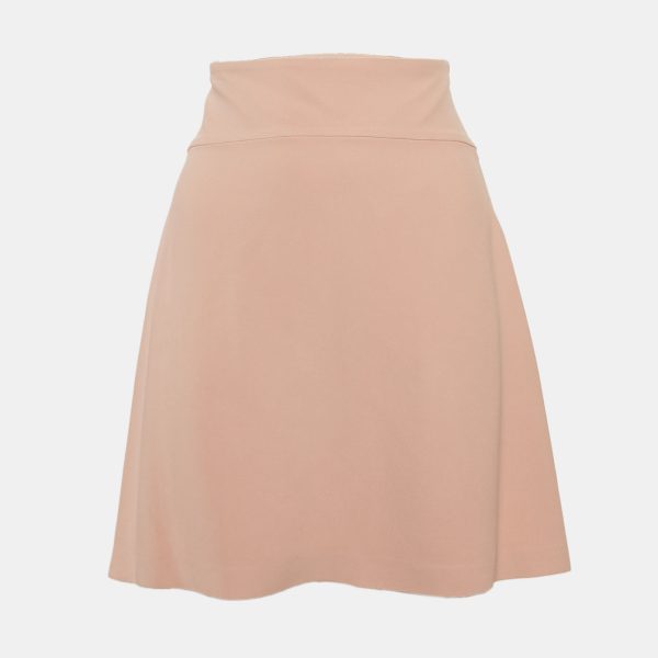 Miu Miu Pink Crepe Mini Skirt S