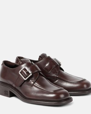 Miu Miu Polished leather brogues