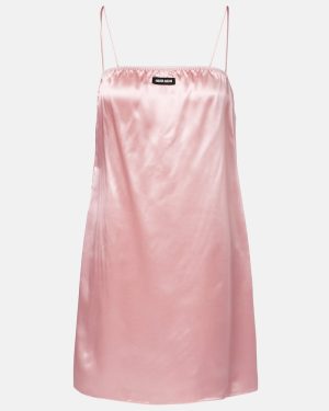 Miu Miu Satin slip dress