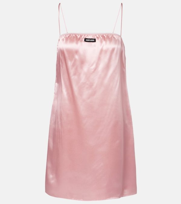 Miu Miu Satin slip dress