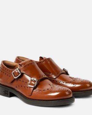 Miu Miu x Churchâ s Double Monk leather brogues