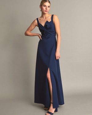 Molly Twist Maxi Dress Blue