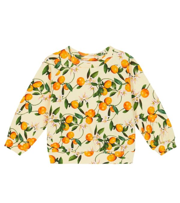 Molo Baby Disc printed cotton sweatshirt