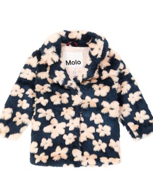 Molo Haili floral faux fur coat